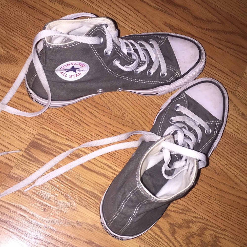 high top gray converse